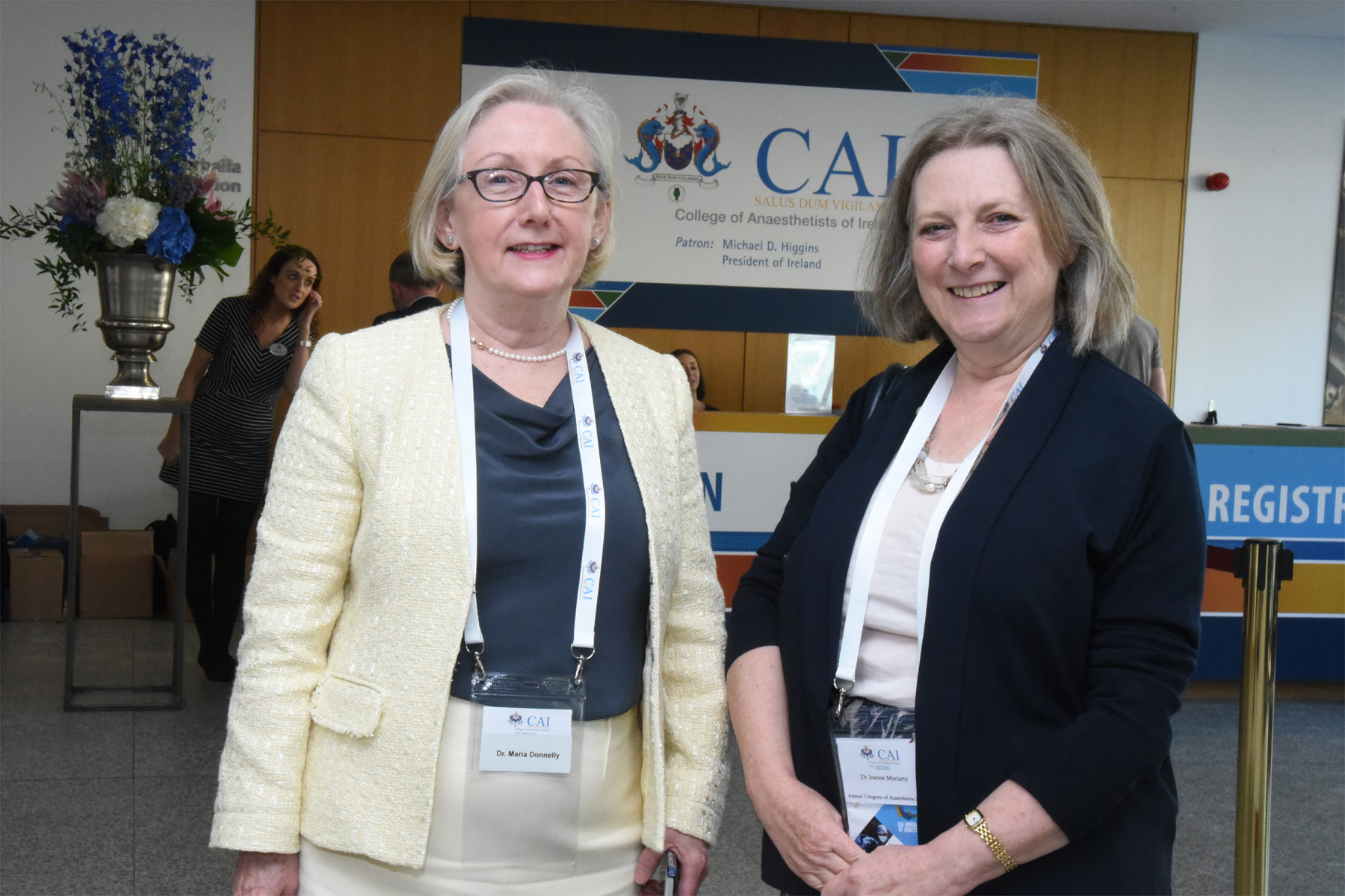 College of Anaesthesiologists of Ireland Annual Congress 2018 - Dr Maria Donnelly, Dr Jeanne Moriarty, Dean of the Joint Faculty of Intensive Care Medicine of Ireland