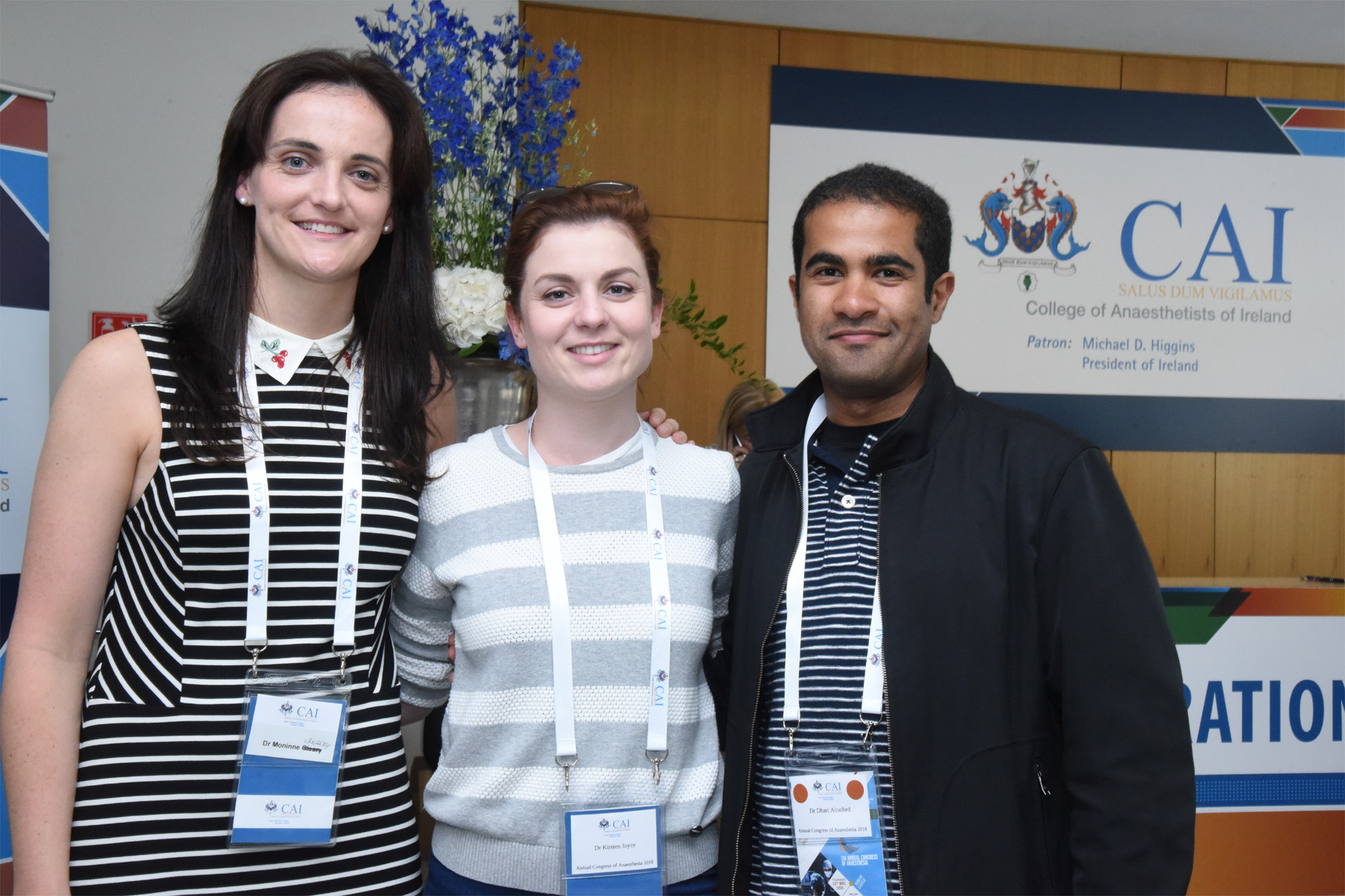 College of Anaesthesiologists of Ireland Annual Congress 2018 - Dr Moninne Creaney, Dr Kirsten Joyce and Dr Dhari Alrashed