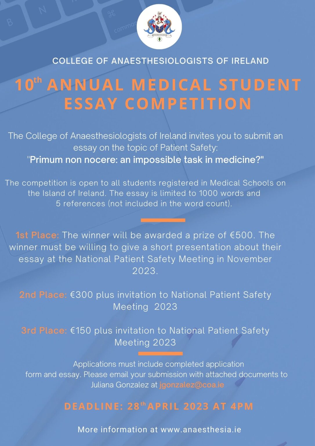 medicine essay competition 2023 year 12